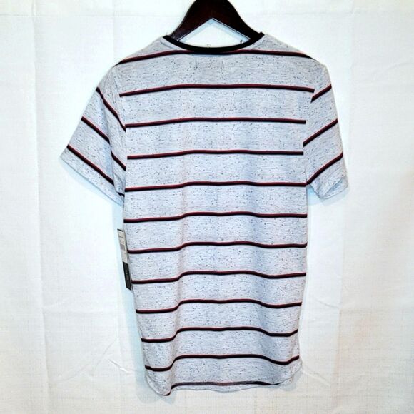 Ocean Current Speckled Striped Tee Size Small - Picture 2 of 8